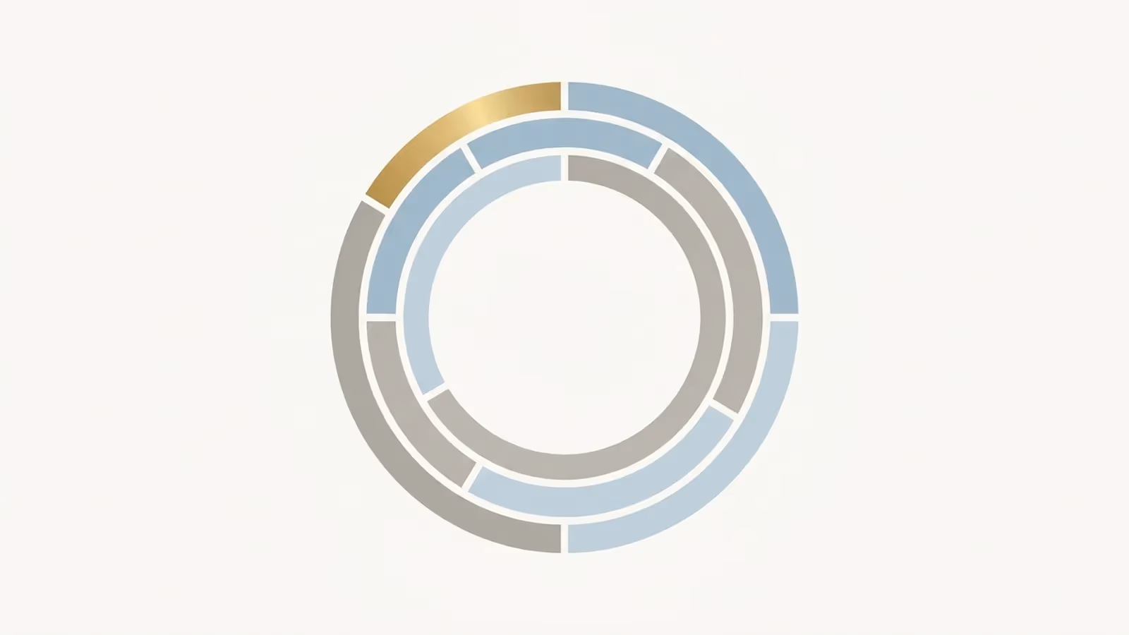 Abstract illustration of a seasonal peak in demand, shown as an annual-cycle ring with one segment picked out in gold.