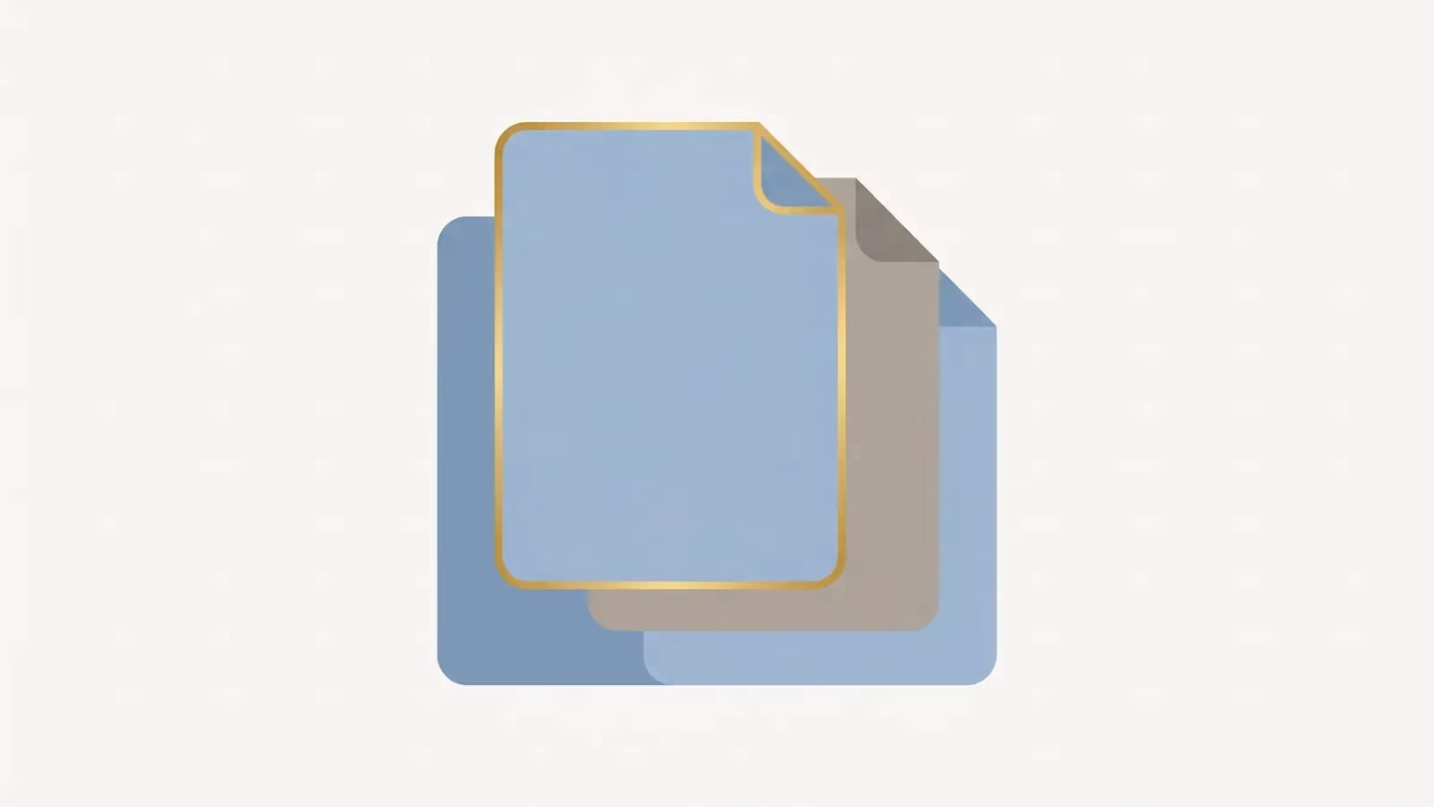 Abstract illustration of licensing, insurance and prequalification paperwork, shown as a stack of plain document cards.