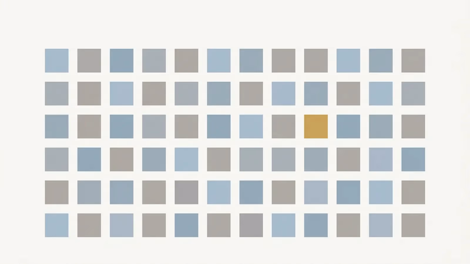 Abstract illustration of capacity and equipment, shown as a simple grid of repeated identical geometric blocks, evenly spaced.
