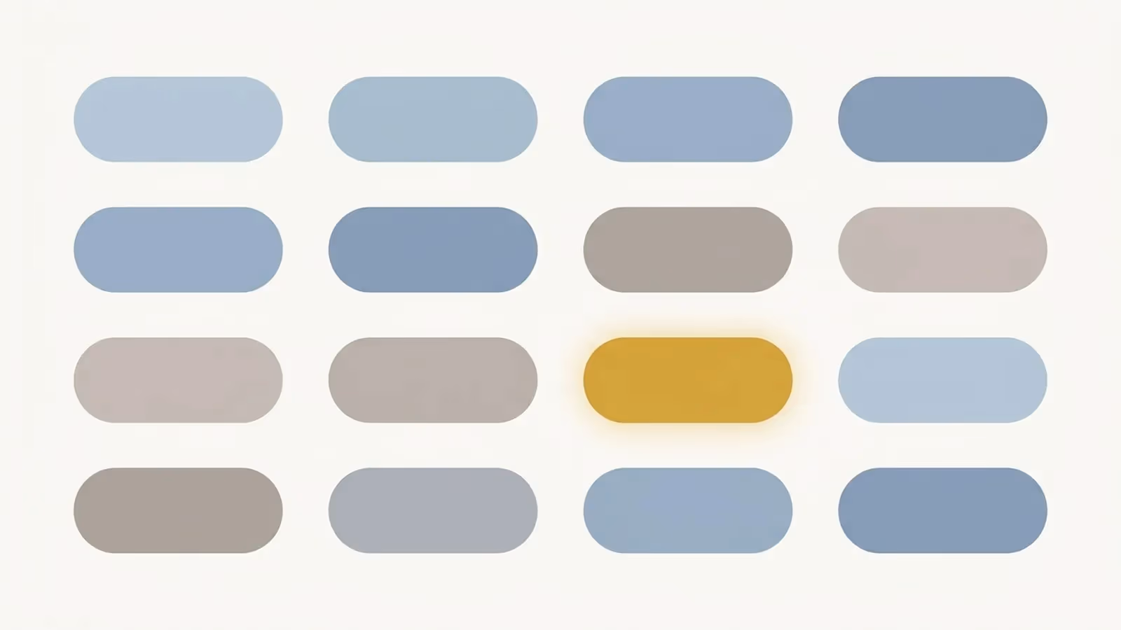 Abstract illustration of service categories, shown as a grid of equal-sized category tags.